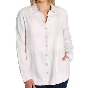 NWT Jachs Girlfriend Womens Soft Flannel Snap Up Shirt Comfy Cozy Cabincore M